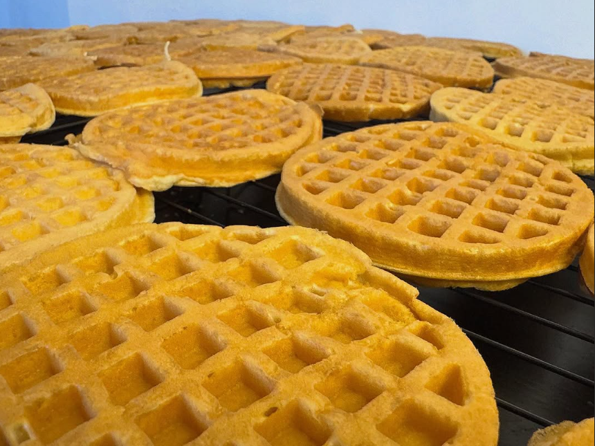 Production artisanale de gaufres